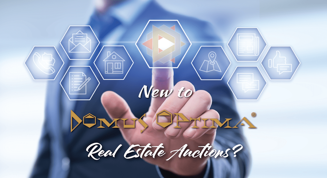New to Domus Optima Real Estate Auctions? Information for realty buyers, sellers and realtors.